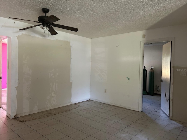2250 Maple Hill Dr, Lakeland, FL 33811 - spare room featuring a ceiling fan and a textured ceiling