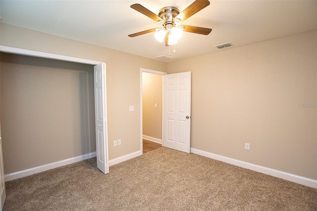 4042 Old Bartow Eagle Lake Rd, Bartow, FL 33830 - unfurnished bedroom with carpet flooring and ceiling fan
