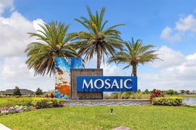 180 Azure Mist Way, Daytona Beach, FL 32124 - community sign featuring a lawn