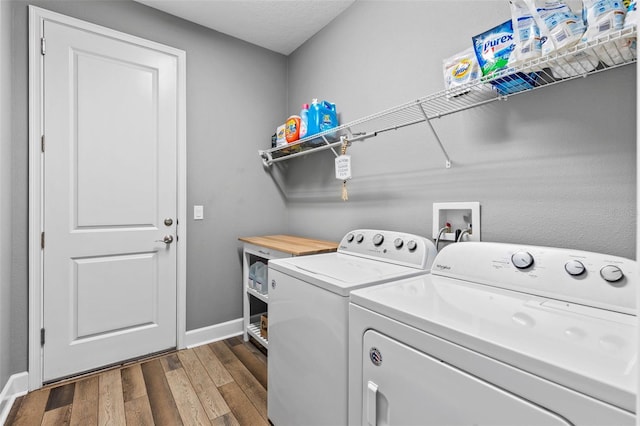 180 Azure Mist Way, Daytona Beach, FL 32124 - washroom with washer and dryer and dark wood-style flooring