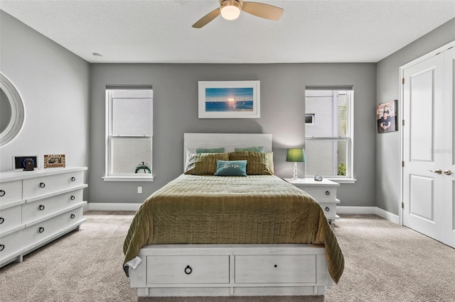 180 Azure Mist Way, Daytona Beach, FL 32124 - bedroom with carpet floors and a ceiling fan