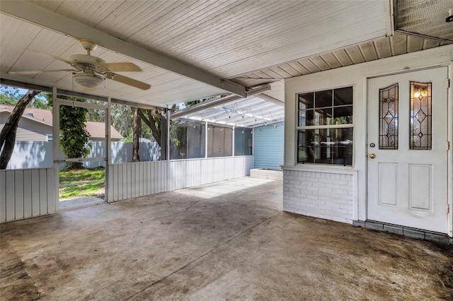 5722 Antler Trl, Lakeland, FL 33811 - view of patio with a ceiling fan