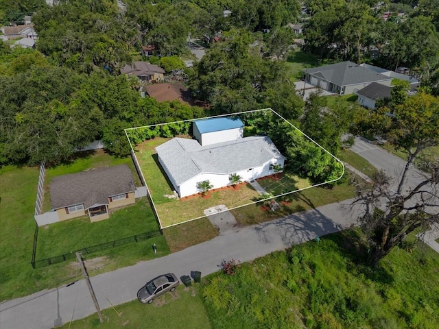 405 S 7th Ave, Bartow, FL 33830 - aerial view of property's location with property boundaries highlighted