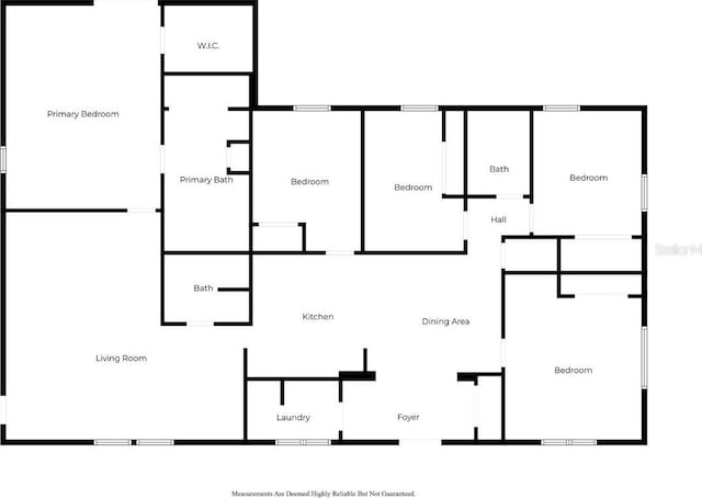 405 S 7th Ave, Bartow, FL 33830 - view of floor plan / room layout