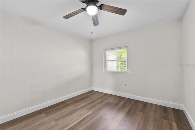 405 S 7th Ave, Bartow, FL 33830 - spare room with wood finished floors and ceiling fan
