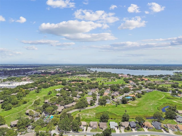 849 Rockingham Rd, Lakeland, FL 33809 - aerial view of residential area featuring a nearby body of water and a golf course