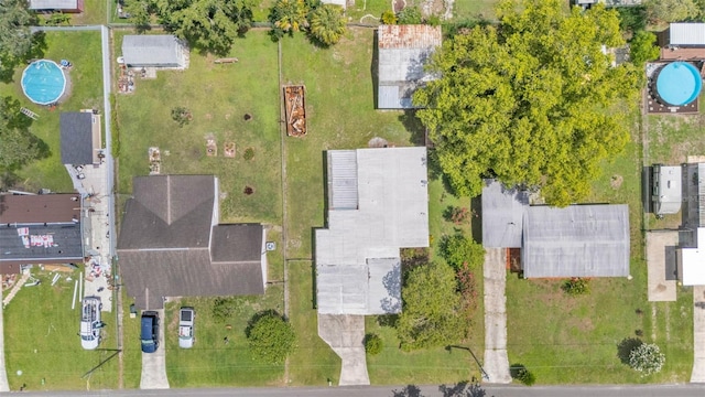 640 Forrest Dr, Bartow, FL 33830 - aerial view of property and surrounding area with a pool