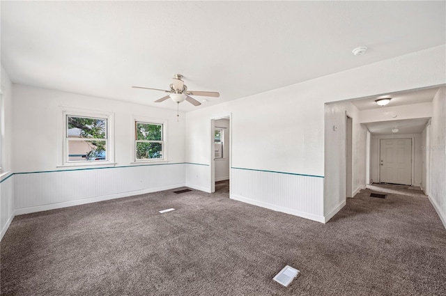 1133 Bryn Mawr Ave, Lake Wales, FL 33853 - carpeted empty room featuring a smoke detector and ceiling fan