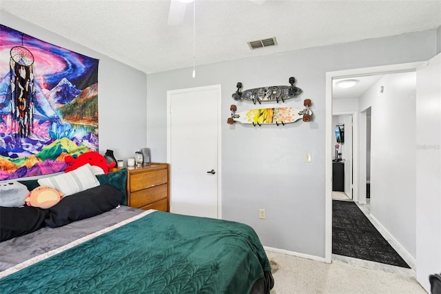 3854 Feather Dr, Lakeland, FL 33812 - bedroom with carpet flooring and a textured ceiling