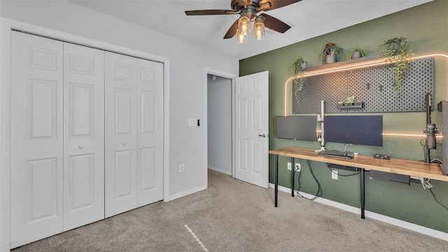3739 Peregrine Way, Lakeland, FL 33811 - office space with carpet and ceiling fan