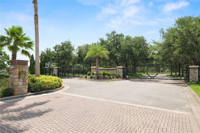 1044 Oliveto Verdi Ct, Brandon, FL 33511 - gate with view of wooded area