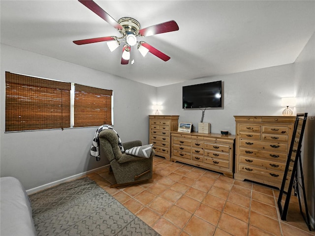 1232 Fairlee St, Lakeland, FL 33813 - sitting room featuring a ceiling fan and light tile patterned floors