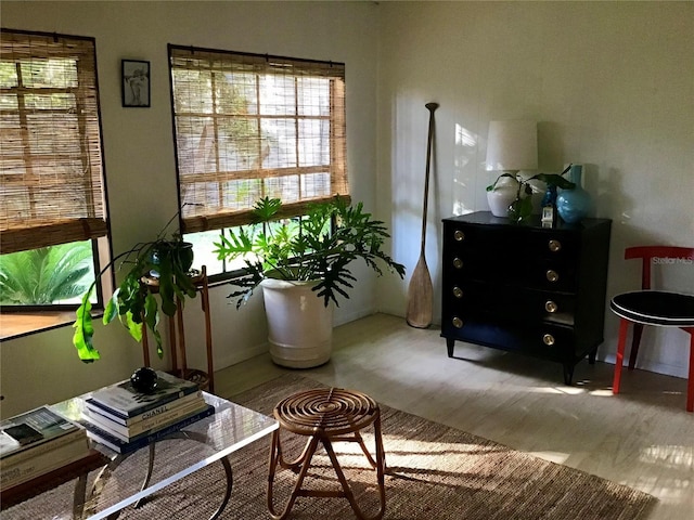 4718 Crystal Ave, Sarasota, FL 34231 - sitting room with wood finished floors
