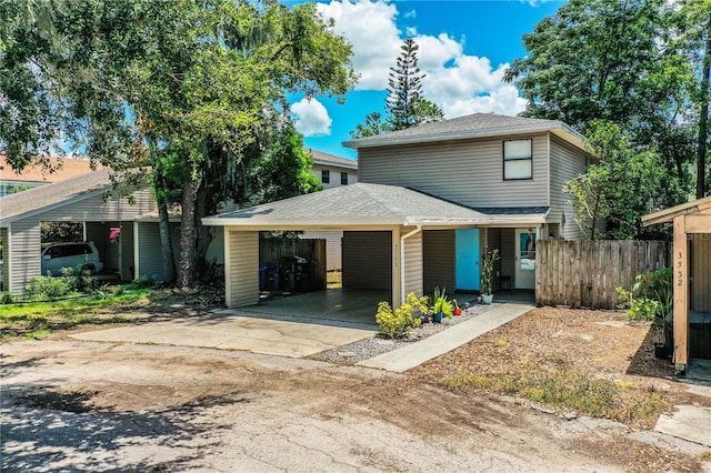 3542 Raintree Ct, Lakeland, FL 33803 - view of front of home with concrete driveway and a shingled roof
