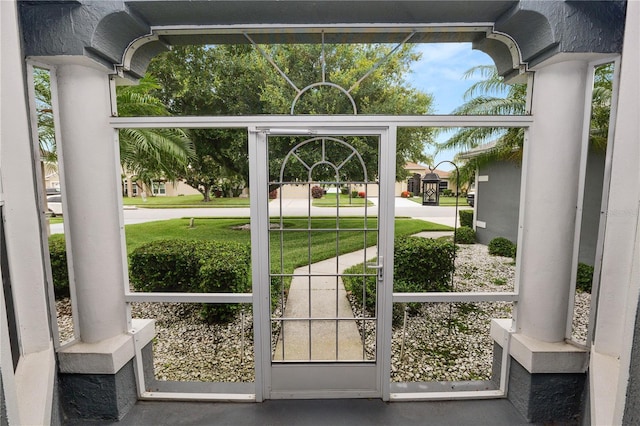 4242 Whistlewood Cir, Lakeland, FL 33811 - doorway featuring concrete flooring