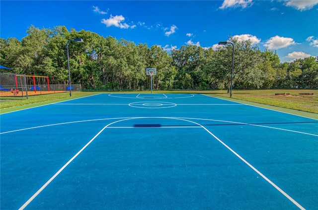4242 Whistlewood Cir, Lakeland, FL 33811 - view of sport court featuring community basketball court