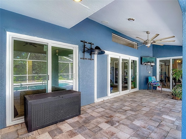 173 Portland Ave, Spring Hill, FL 34606 - view of patio with a ceiling fan