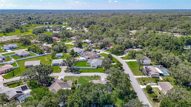 173 Portland Ave, Spring Hill, FL 34606 - aerial view of residential area featuring a forest
