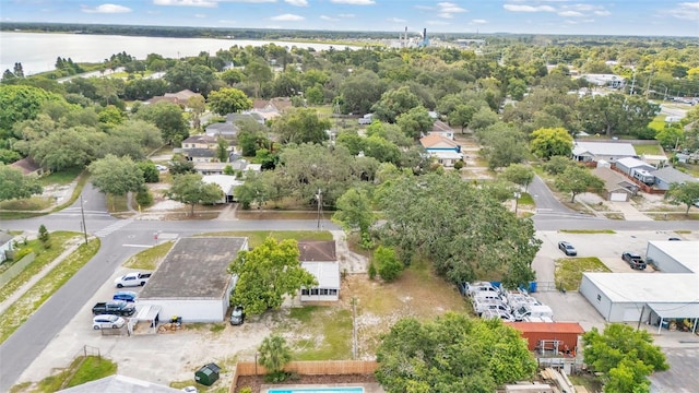 712 N Gary Rd, Lakeland, FL 33801 - aerial perspective of suburban area with a nearby body of water