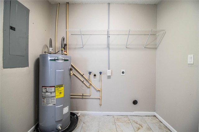3582 Raintree Ct, Lakeland, FL 33803 - utility room with electric water heater and electric panel