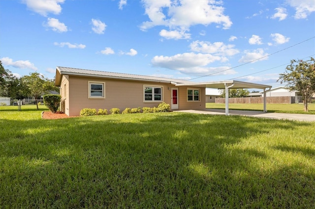 3521 Publix Rd, Lakeland, FL 33810 - view of front of property with an attached carport
