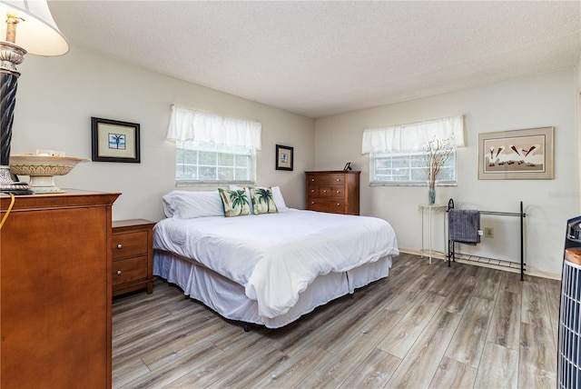 521 Lone Palm Dr, Lakeland, FL 33815 - bedroom featuring light wood-style floors and a textured ceiling
