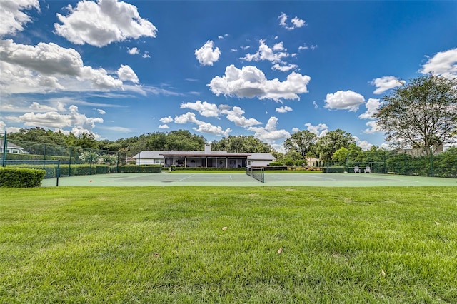 521 Lone Palm Dr, Lakeland, FL 33815 - view of community with a tennis court