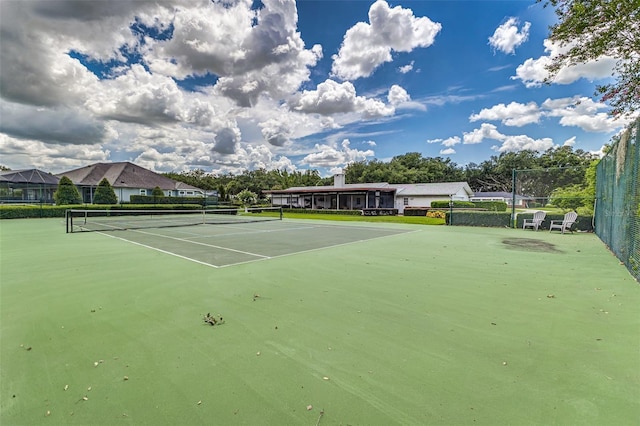 521 Lone Palm Dr, Lakeland, FL 33815 - view of tennis court