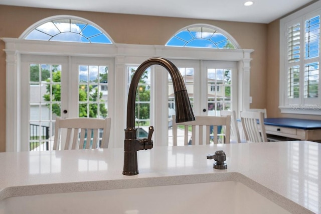 207 W Maxwell St, Lakeland, FL 33803 - kitchen view of french doors and recessed lighting
