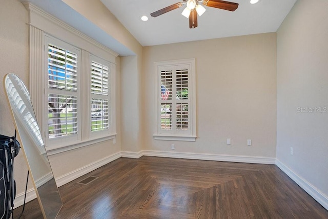 207 W Maxwell St, Lakeland, FL 33803 - unfurnished room featuring ceiling fan and recessed lighting