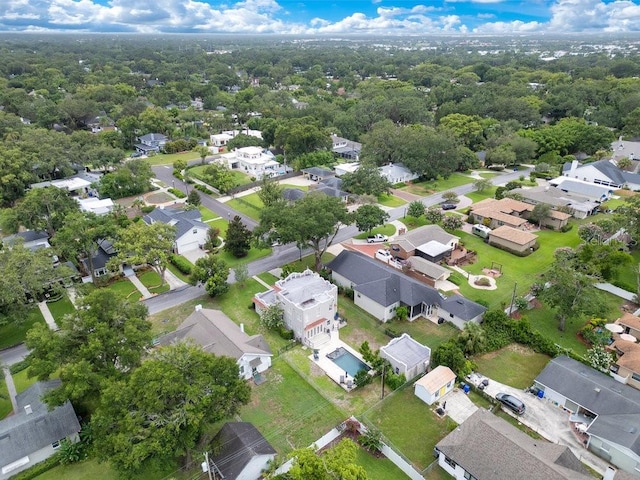 207 W Maxwell St, Lakeland, FL 33803 - aerial view of property and surrounding area with nearby suburban area