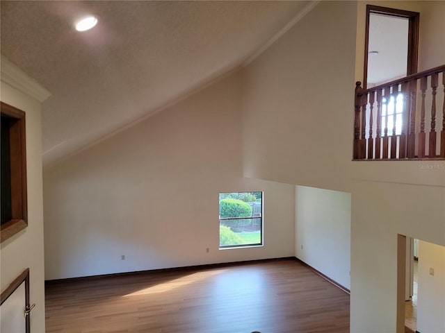 1842 Pinnacle Dr, Lakeland, FL 33813 - bonus room with wood finished floors, high vaulted ceiling, and recessed lighting