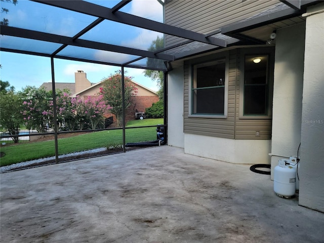 1842 Pinnacle Dr, Lakeland, FL 33813 - view of patio featuring a lanai