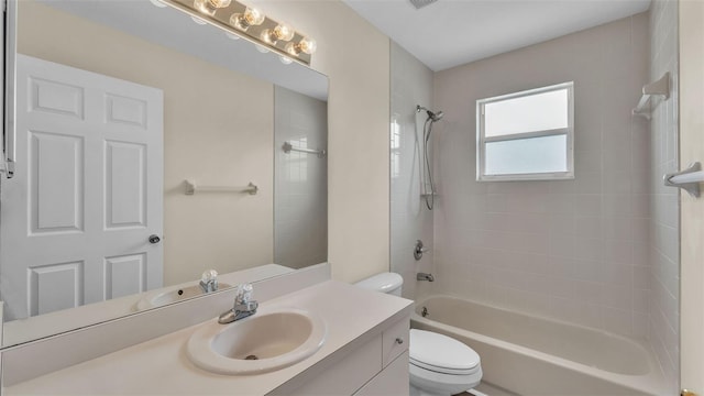 4445 Pebble Pointe Dr, Lakeland, FL 33813 - bathroom featuring vanity and shower / bathtub combination
