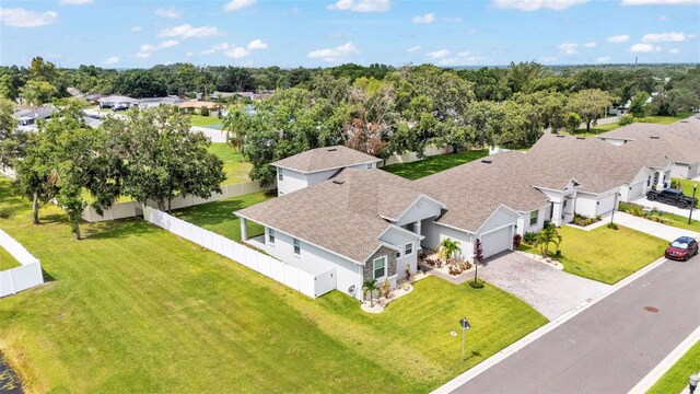 1095 Woodland Oaks Dr, Lakeland, FL 33813 - aerial perspective of suburban area