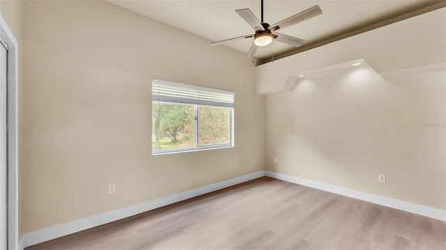 1100 Lowry Ave Unit 69, Lakeland, FL 33801 - empty room with wood finished floors and ceiling fan