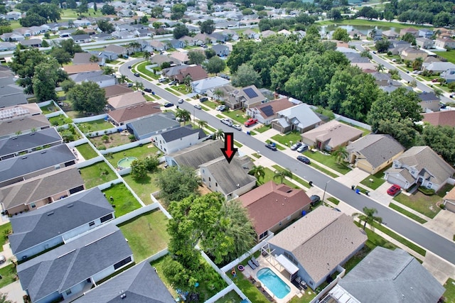 3782 Rollingsford Cir, Lakeland, FL 33810 - aerial overview of property's location with nearby suburban area