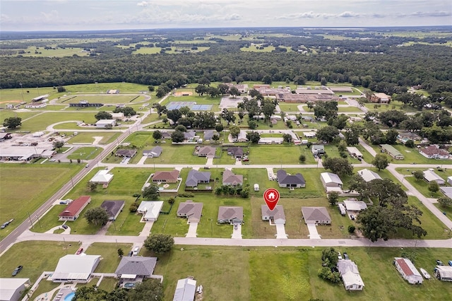 724 Voight Ave N, Fort Meade, FL 33841 - aerial view of property and surrounding area with nearby suburban area