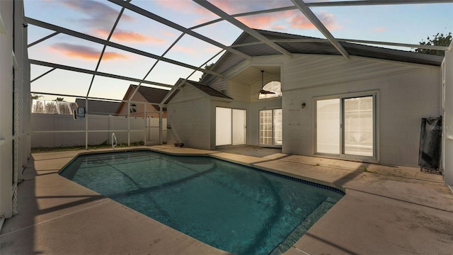 526 Allison Ave, Davenport, FL 33897 - swimming pool featuring a patio and a lanai