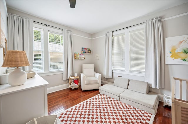 1515 King Ave, Lakeland, FL 33803 - living area with dark wood-style flooring