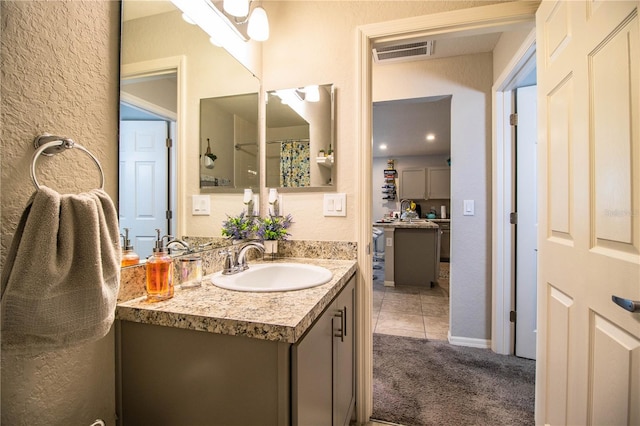 8031 Brookeshire Dr, Lakeland, FL 33809 - bathroom with vanity and tile patterned flooring