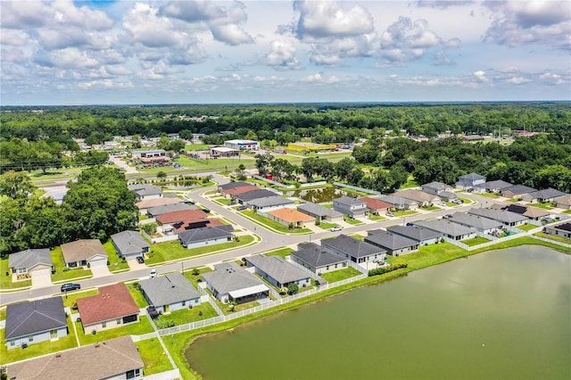 8031 Brookeshire Dr, Lakeland, FL 33809 - aerial perspective of suburban area with a nearby body of water
