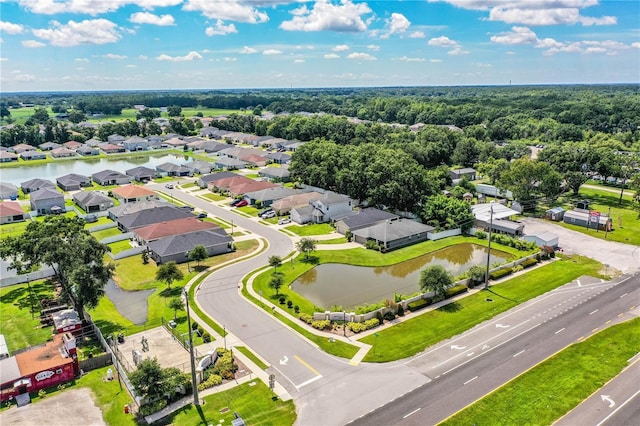 8031 Brookeshire Dr, Lakeland, FL 33809 - aerial view of residential area featuring a large body of water