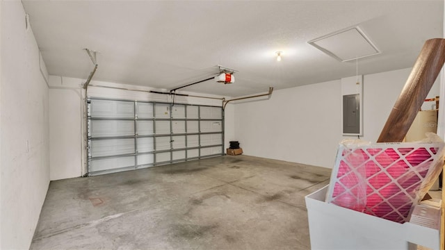 1156 Normandy Heights Cir, Winter Haven, FL 33880 - garage featuring a garage door opener and electric panel