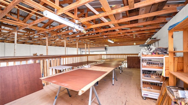 6504 Hereford Dr, Lakeland, FL 33810 - miscellaneous room with wood finished floors