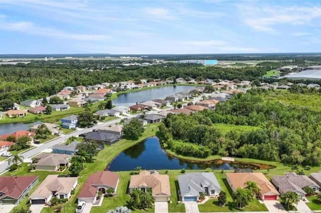 3999 Whistlewood Cir, Lakeland, FL 33811 - aerial perspective of suburban area featuring a large body of water