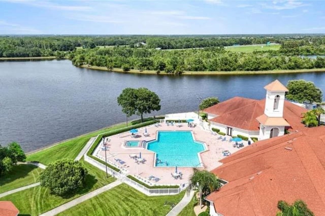 3999 Whistlewood Cir, Lakeland, FL 33811 - bird's eye view of a large body of water