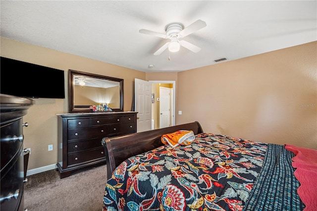 735 Virginia Ave, Auburndale, FL 33823 - bedroom featuring carpet floors and ceiling fan