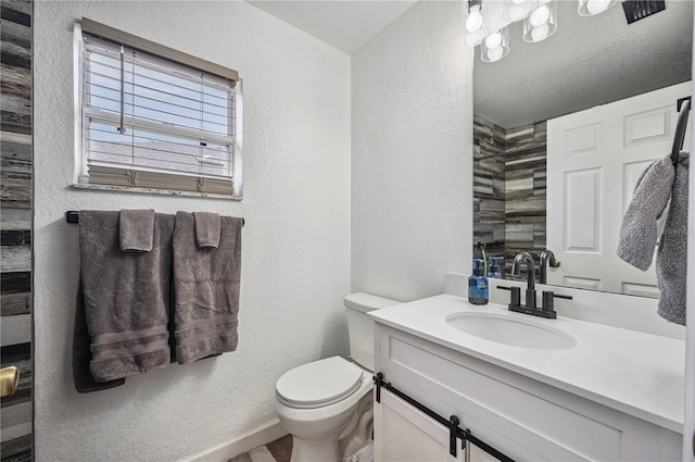 735 Virginia Ave, Auburndale, FL 33823 - bathroom with vanity and a textured wall