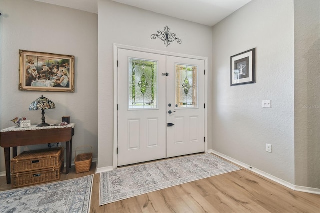 1933 Griffin Trl, Bartow, FL 33830 - entryway featuring baseboards and wood finished floors